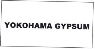 Trademark YOKOHAMA GYPSUM