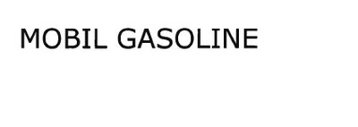 Trademark MOBIL GASOLINE