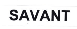 Trademark SAVANT