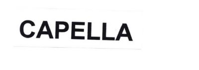 Trademark CAPELLA