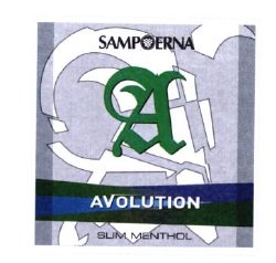 Trademark SAMPOERNA AVOLUTION SLIM MENTHOL + LOGO A