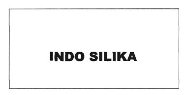 Trademark INDO SILIKA