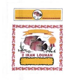 Trademark 2 IKAN LOUHAN + LUKISAN