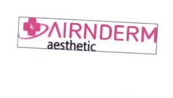 Trademark AIRNDERM AESTHETIC + LOGO