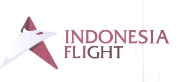 Trademark INDONESIA FLIGHT + LOGO