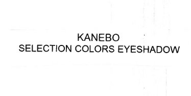 Trademark KANEBO SELECTION COLORS EYESHADOW