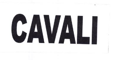 Trademark CAVALI