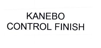 Trademark KANEBO CONTROL FINISH