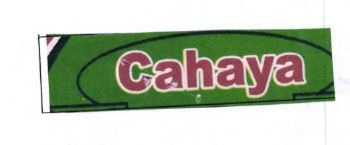 Trademark CAHAYA