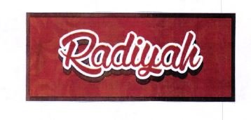 Trademark RADIYAH