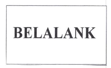 Trademark BELALANK