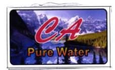 Trademark C A PURE WATER + LUKISN