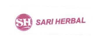 Trademark SARI HERBAL + LOGO SH