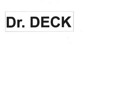 Trademark DR. DECK