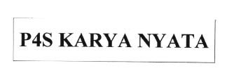 Trademark P4S KARYA NYATA