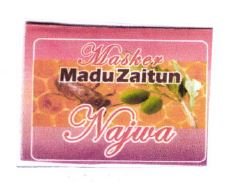 Trademark MASKER MADU ZAITUN NAJWA + LUKISAN