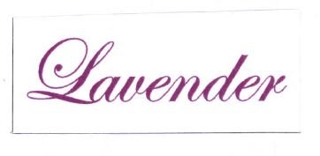 Trademark LAVENDER