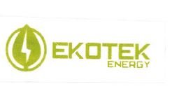 Trademark EKOTEK ENERGY + LOGO