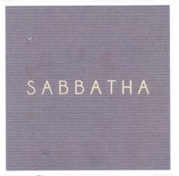 Trademark SABBATHA