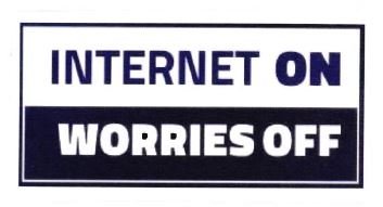 Trademark INTERNET ON WORRIES OFF