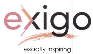 Trademark EXIGO EXACTLY INSPIRING