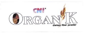 Trademark CNI ORGANIK