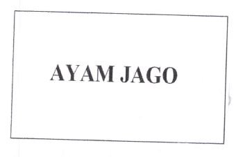 Trademark AYAM JAGO