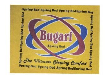 Trademark BUGARI SPRING BED + LUKISAN