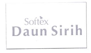 Trademark SOFTEX DAUN SIRIH