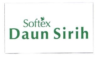 Trademark SOFTEX DAUN SIRIH