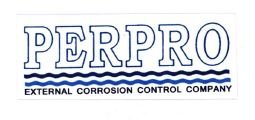 Trademark PERPRO EXTERNAL CORROSION CONTROL COMPANY