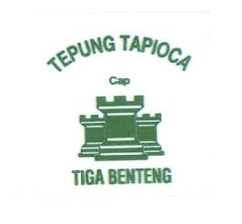 Trademark TIGA BENTENG TEPUNG TAPIOCA + LOGO