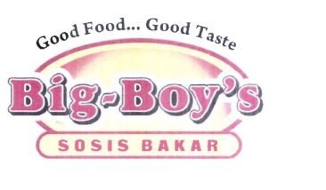 Trademark BIG-BOY'S GOOD FOOD GOOD TASTE SOSIS BAKAR