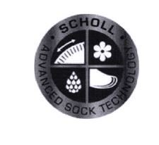 Trademark SCHOLL ADVANCED SOCK TECHNOLOGY + LUKISAN