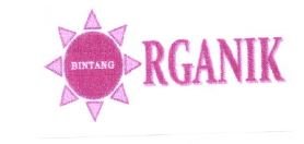 Trademark BINTANG ORGANIK + LOGO