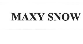 Trademark MAXY SNOW