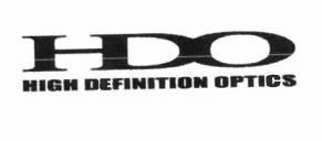 Trademark HDO HIGH DEFINITION OPTICS