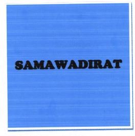 Trademark SAMAWADIRAT