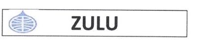 Trademark ZULU + LOGO