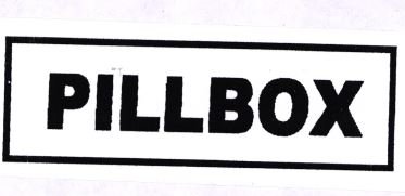 Trademark PILLBOX