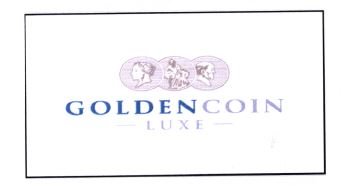 Trademark GOLDEN COIN LUXE + LOGO