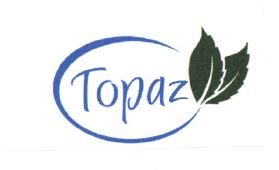 Trademark TOPAZ + LOGO DAUN