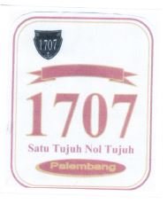 Trademark 1707 SATU TUJUH NOL TUJUH PALEMBANG + LOGO