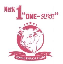 Trademark MERK 1 ONE SUKE GURIH , ENAK , LEZAT + LOGO