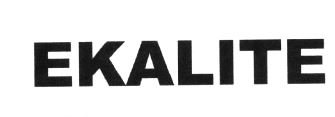 Trademark EKALITE