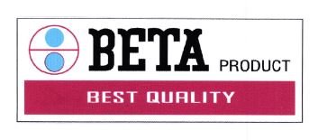 Trademark BETA PRODUCT BEST QUALITY + LOGO