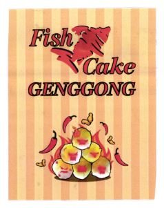 Trademark FISH CAKE GENGGONG + LUKISAN