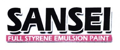 Trademark SANSEI FULL STYRENE EMULSION PAINT