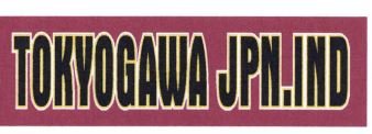 Trademark TOKYOGAWA JPN.IND