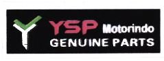 Trademark YSP MOTORINDO GENUINE PARTS + LOGO